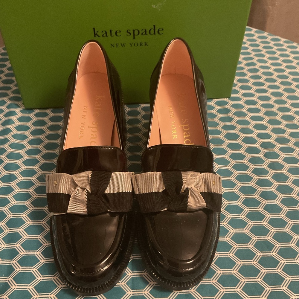 Kate Spade Leandra Black Patent Heels Size 9 Brand New in Box!